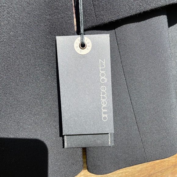 Rare Annette Gortz Meeike Black Wool Blazer - Picture 5 of 10